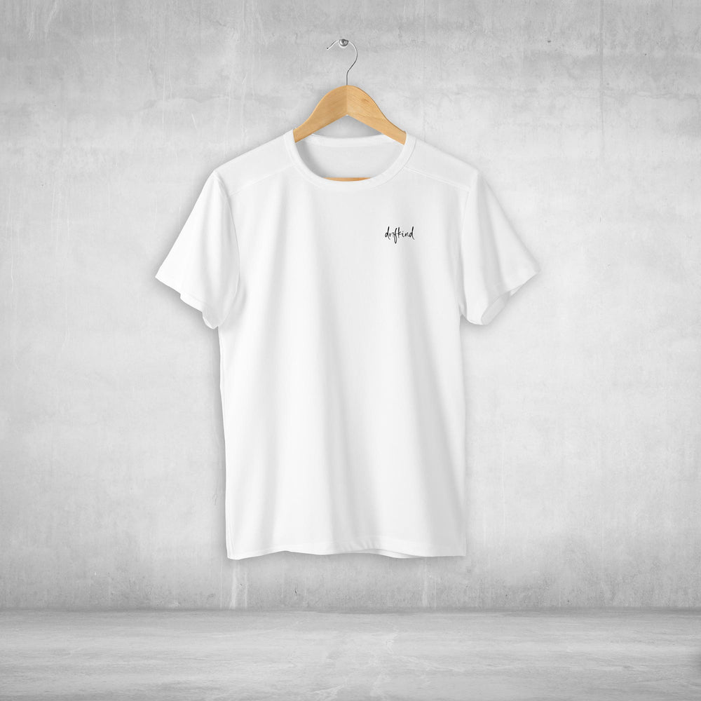 Dorfkind linke Brust Tshirt Unisex witziger Spruch Statement T-shirt - all - yours24
