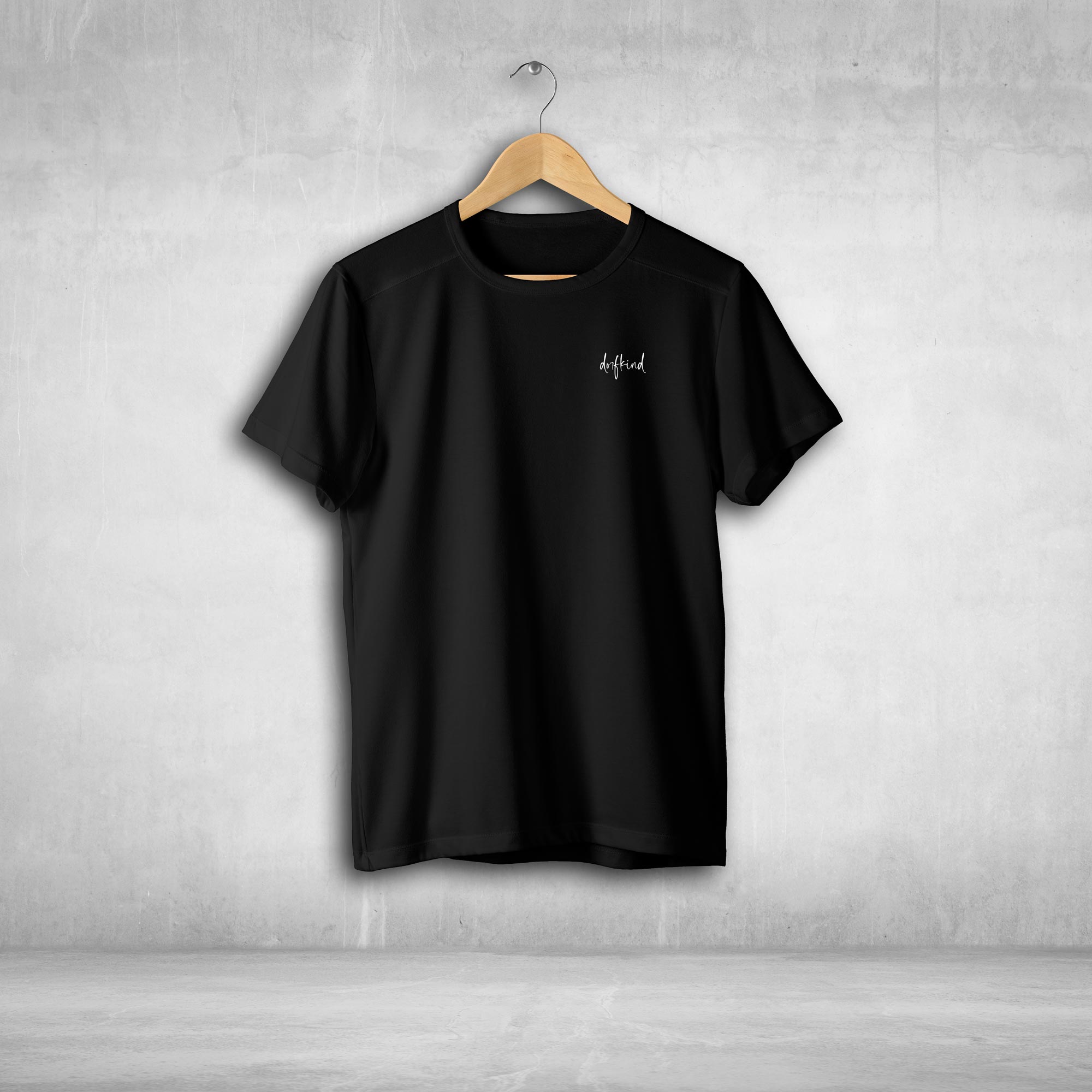 Dorfkind linke Brust Tshirt Unisex witziger Spruch Statement T-shirt - all - yours24