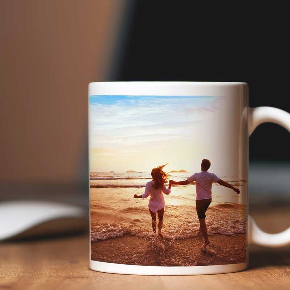 Fototasse personalisierbar mit Text oder Foto in verschiedenen trendigen Farben - all - yours24