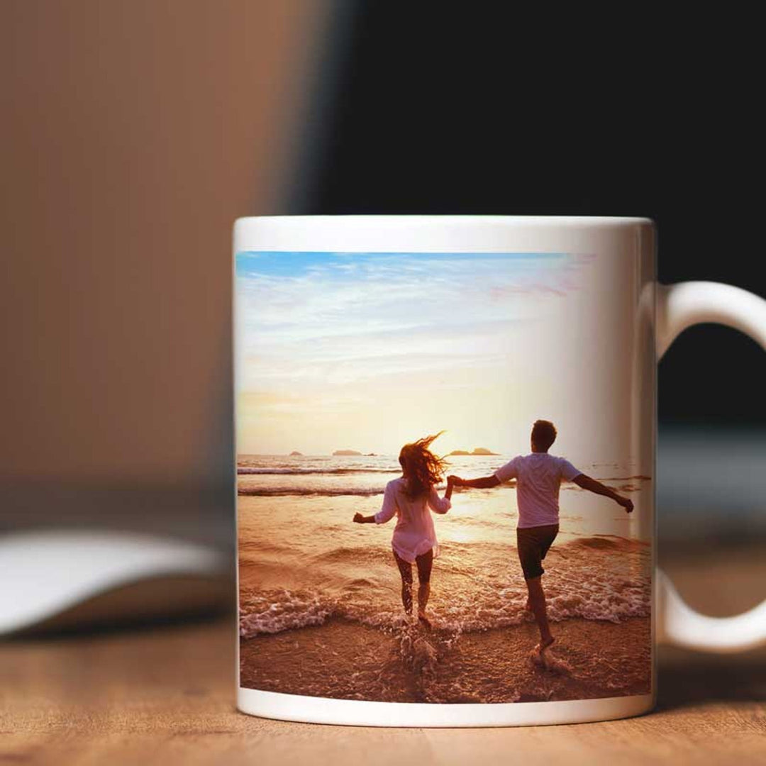 Fototasse personalisierbar mit Text oder Foto in verschiedenen trendigen Farben - all - yours24