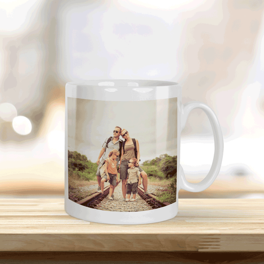 Fototasse personalisierbar mit Text oder Foto in verschiedenen trendigen Farben - all - yours24