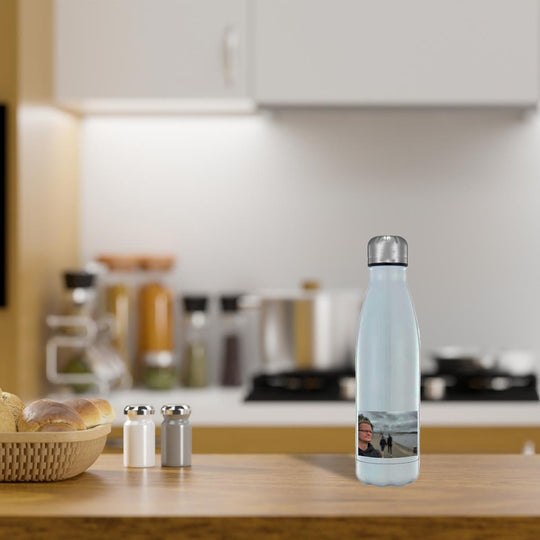 Geschenkidee Edelstahl Trinkflasche 750ml personalisiert mit Eurem Text oder Foto bedruckt - all - yours24