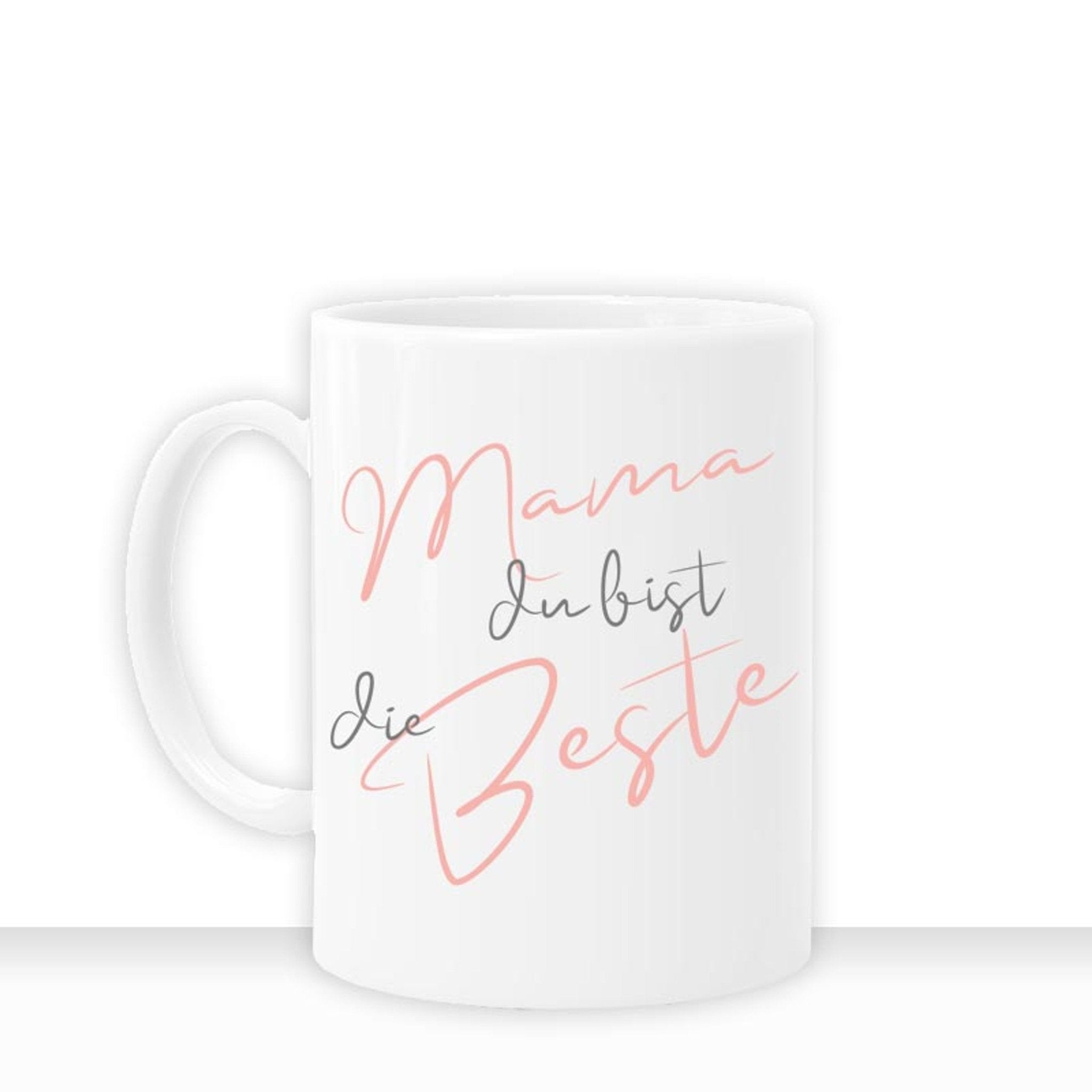Geschenkidee Tasse personalisiert " Mama Du bist die Beste " Liebe Namen - all - yours24