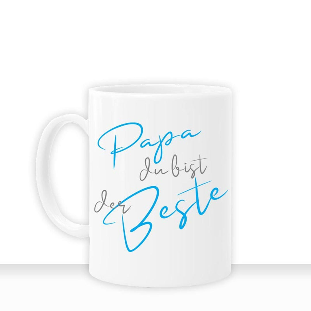 Geschenkidee Tasse personalisiert " Papa Du bist der Beste " Liebe Namen - all - yours24