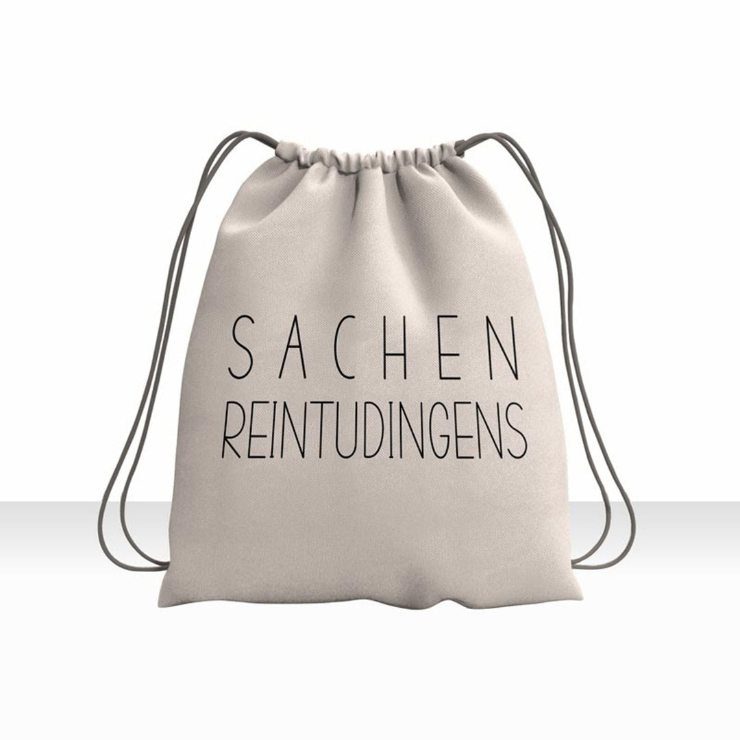 Gymsack Turnbeutel Rucksack bedruckt Sachenreintudingens - all - yours24