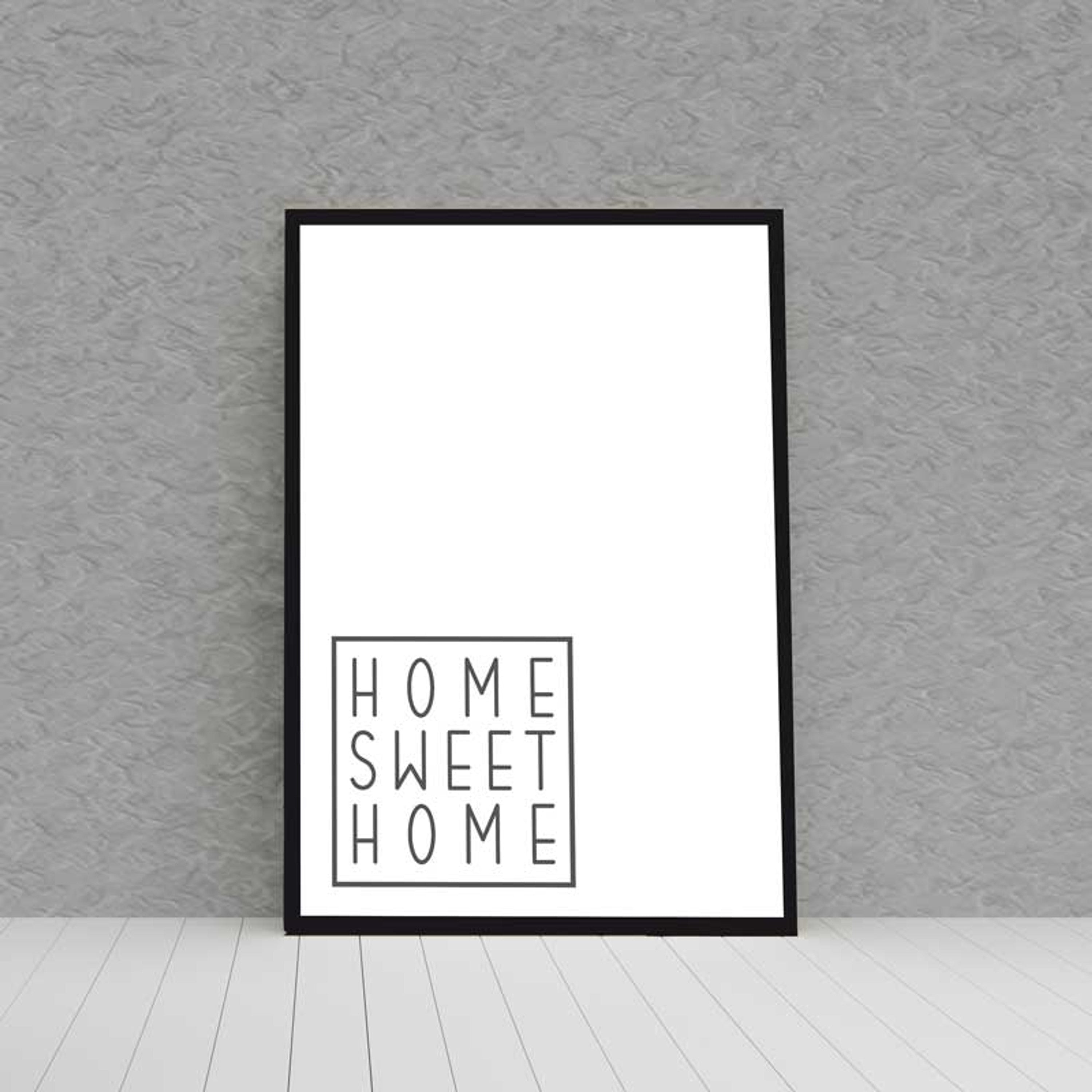 Kunstdruck Poster HOME SWEET HOME