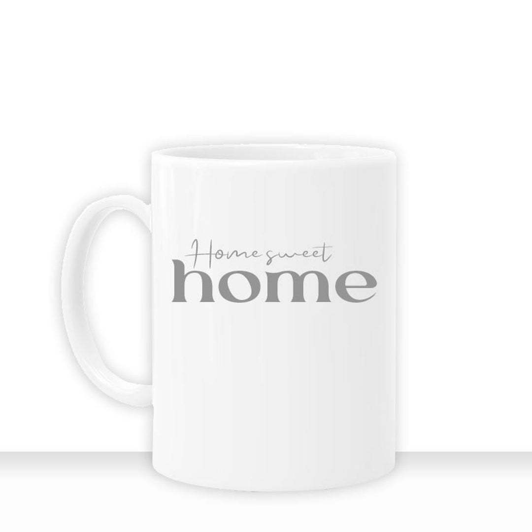 all-yours24 Tasse HOME SWEET HOME Geschenkideen Tasse mit Spruch Geschenke Kaffee-Tasse