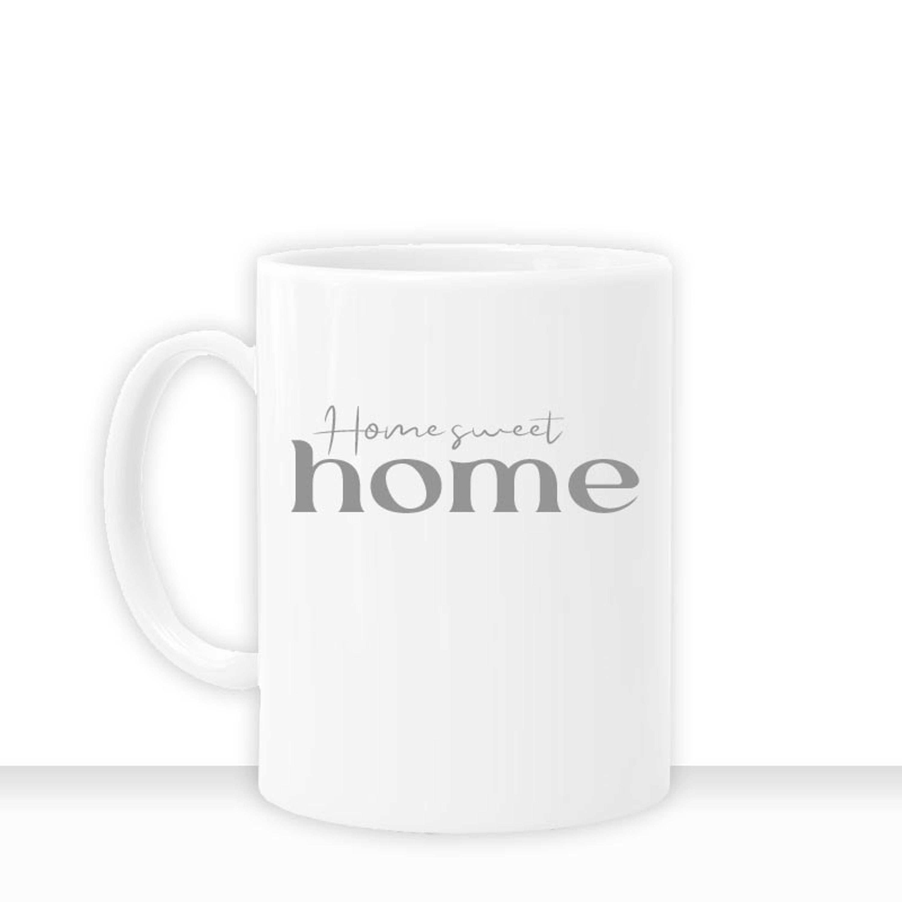 all-yours24 Tasse HOME SWEET HOME Geschenkideen Tasse mit Spruch Geschenke Kaffee-Tasse