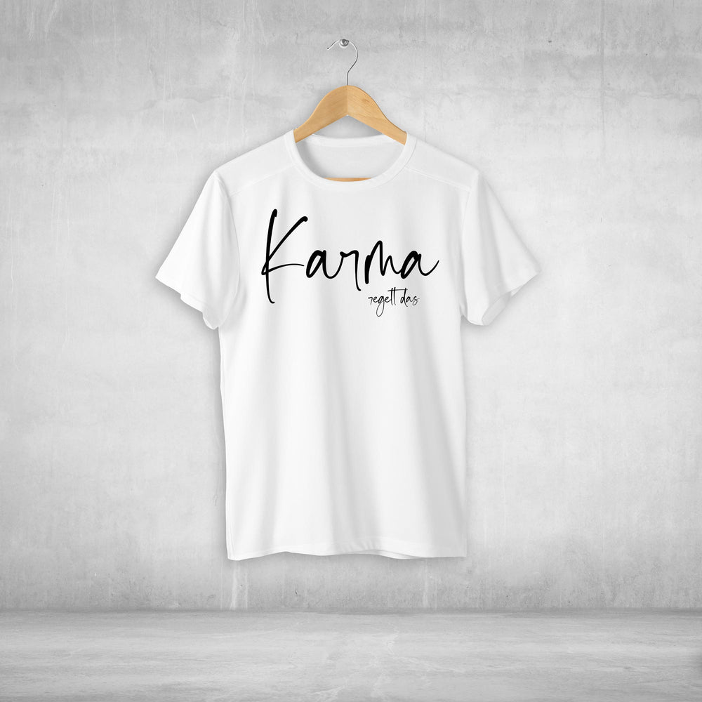 Karma regelt das Tshirt Unisex witziger Spruch Statement T-shirt - all - yours24