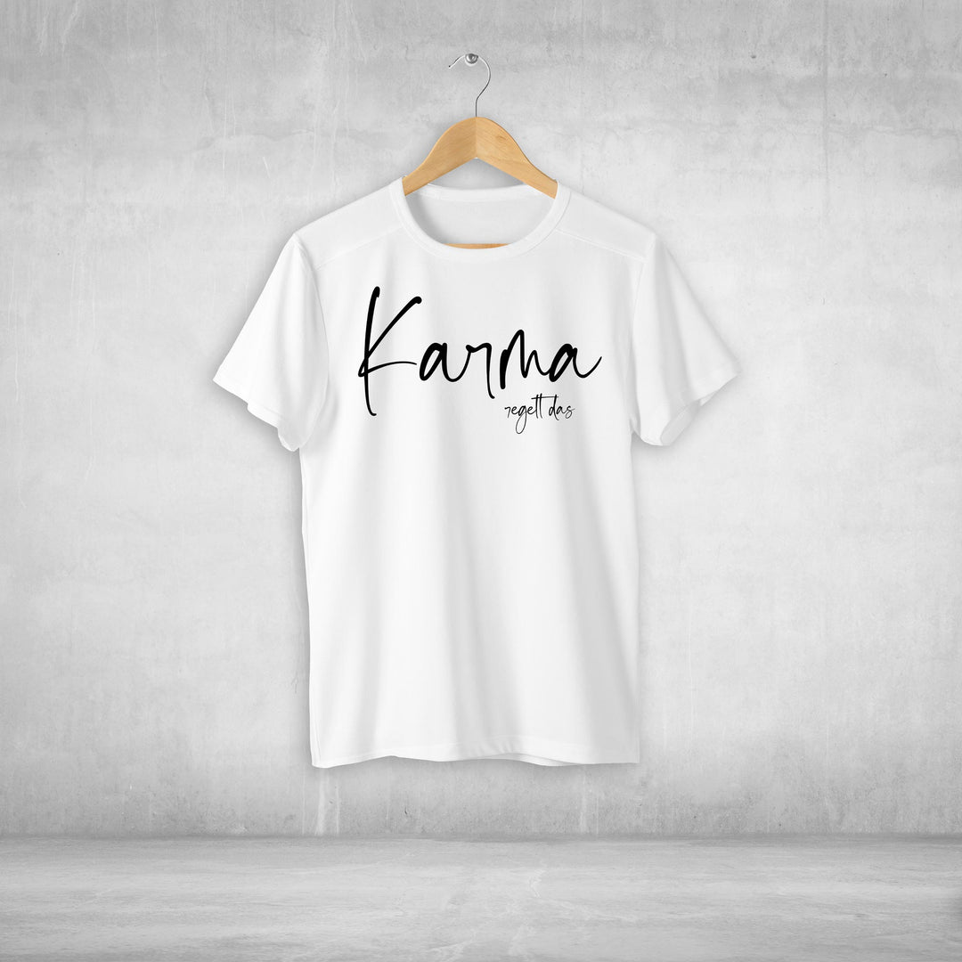 Karma regelt das Tshirt Unisex witziger Spruch Statement T-shirt - all - yours24