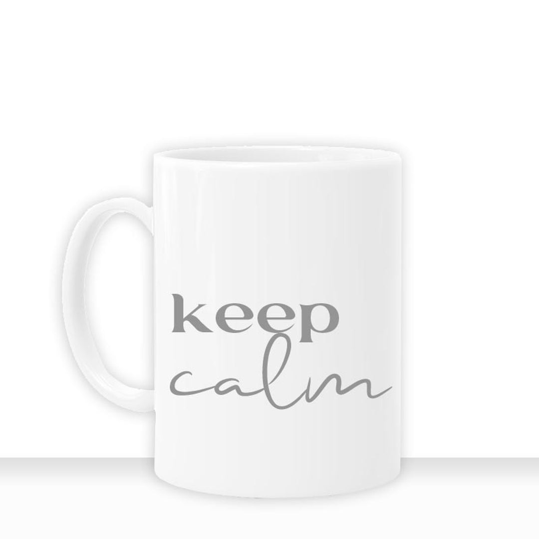 all-yours24 Tasse keep calm Geschenkideen Tasse mit Spruch Geschenke Kaffee-Tasse