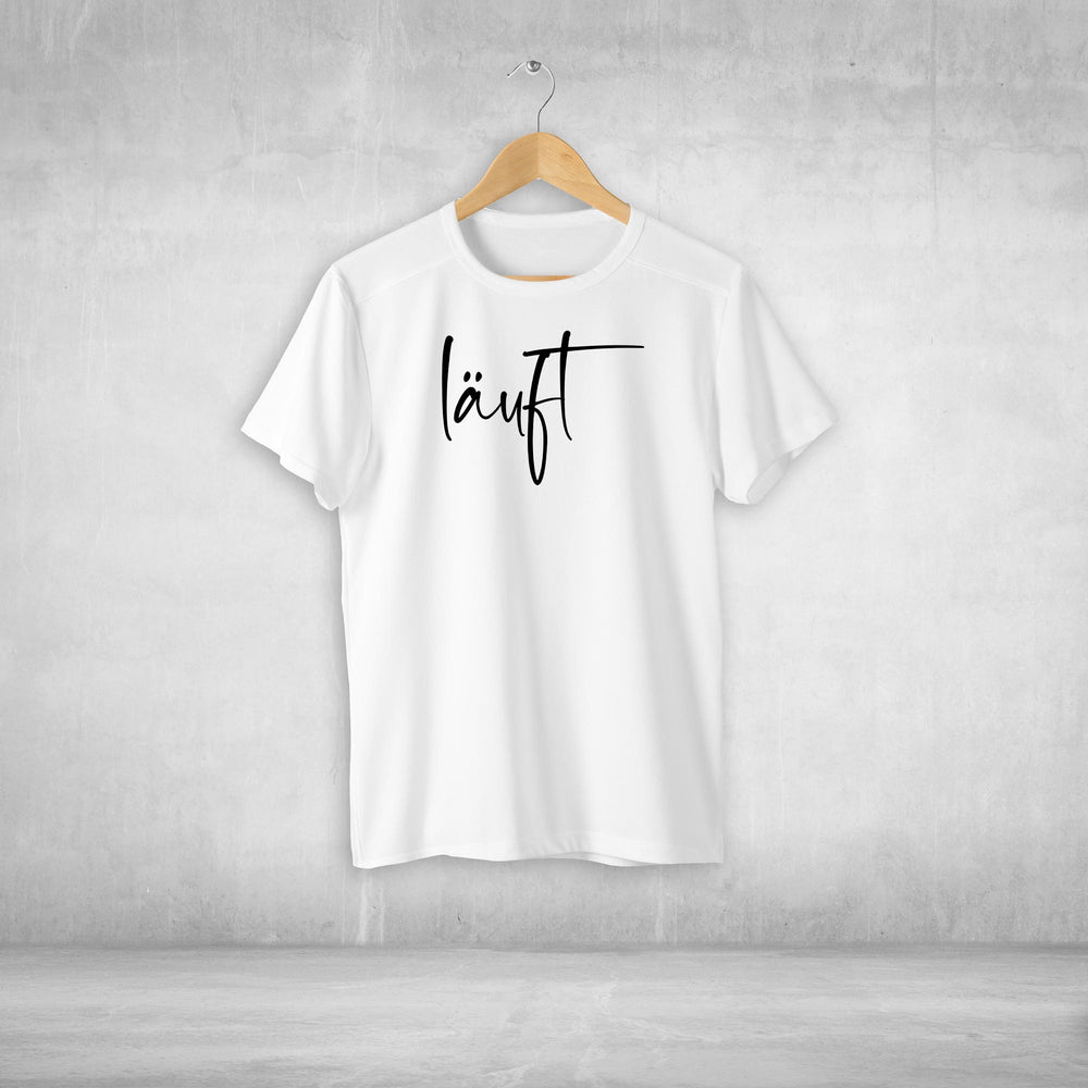 läuft Tshirt Unisex witziger Spruch Statement T-shirt - all - yours24