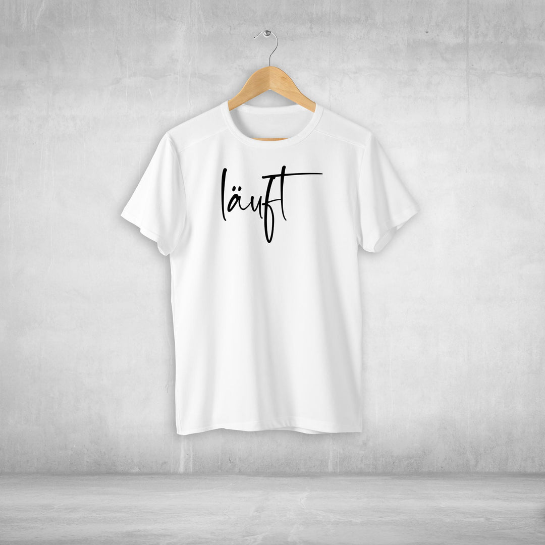 läuft Tshirt Unisex witziger Spruch Statement T-shirt - all - yours24