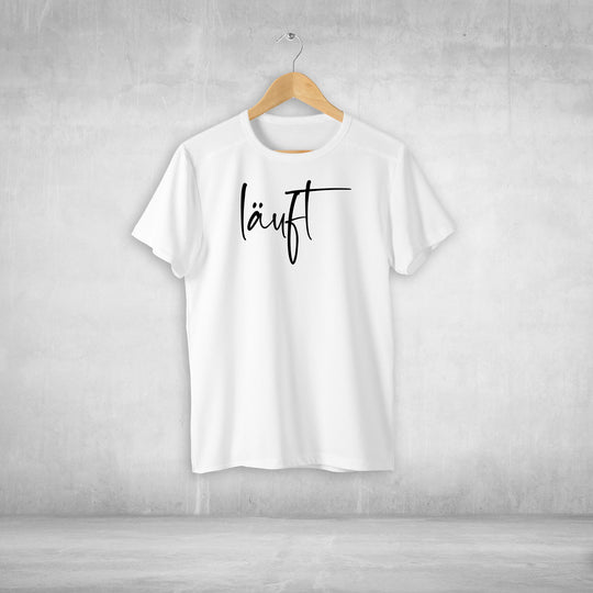 läuft Tshirt Unisex witziger Spruch Statement T-shirt - all - yours24