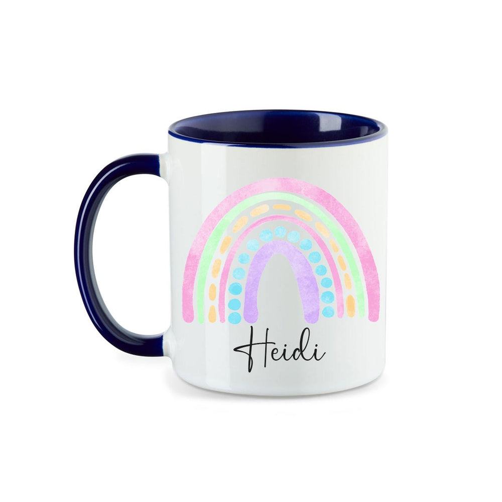 Personalisierte Tasse Regenbogen 8 mit Namen persönliches Geschenk Namenstasse - all - yours24