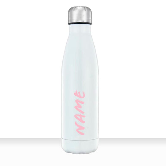 Geschenkidee Edelstahl Trinkflasche 750ml personalisiert mit Namen bedruckt - all-yours24