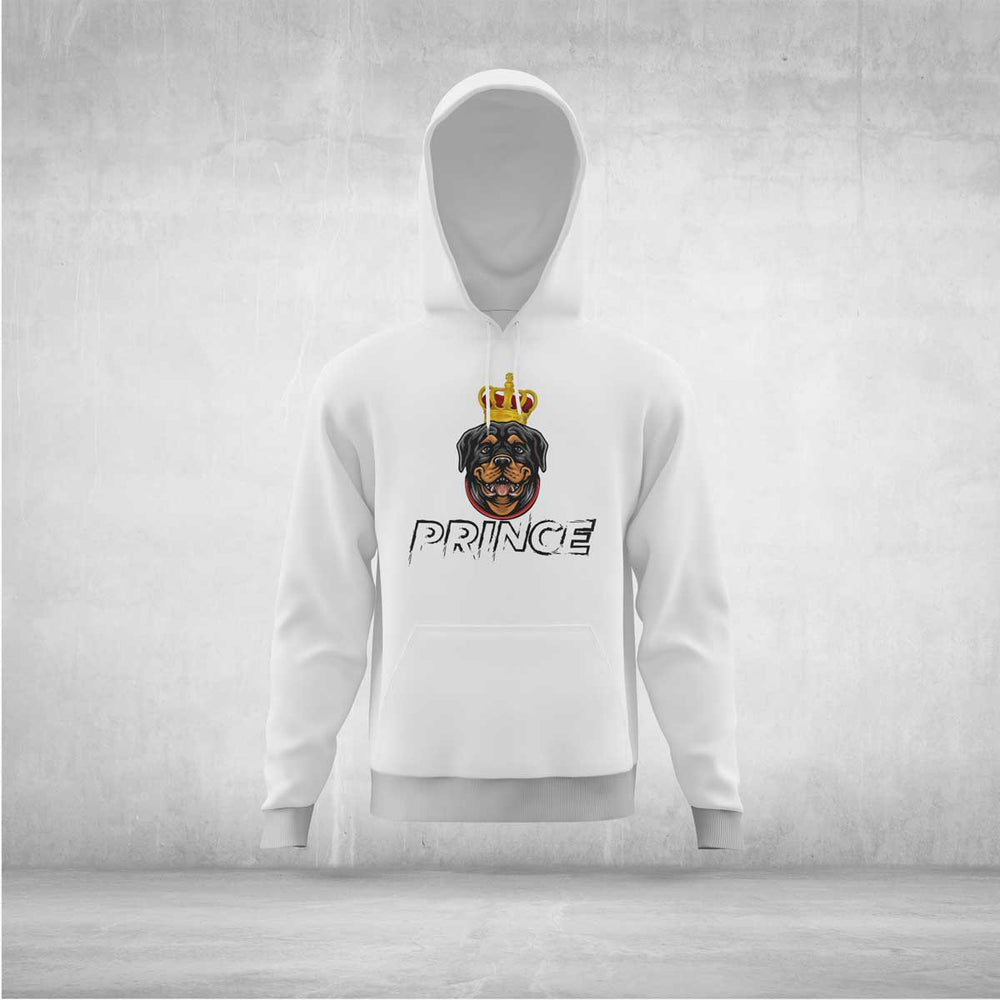 Rottweiler Prince Hoodie Unisex Statement - all - yours24