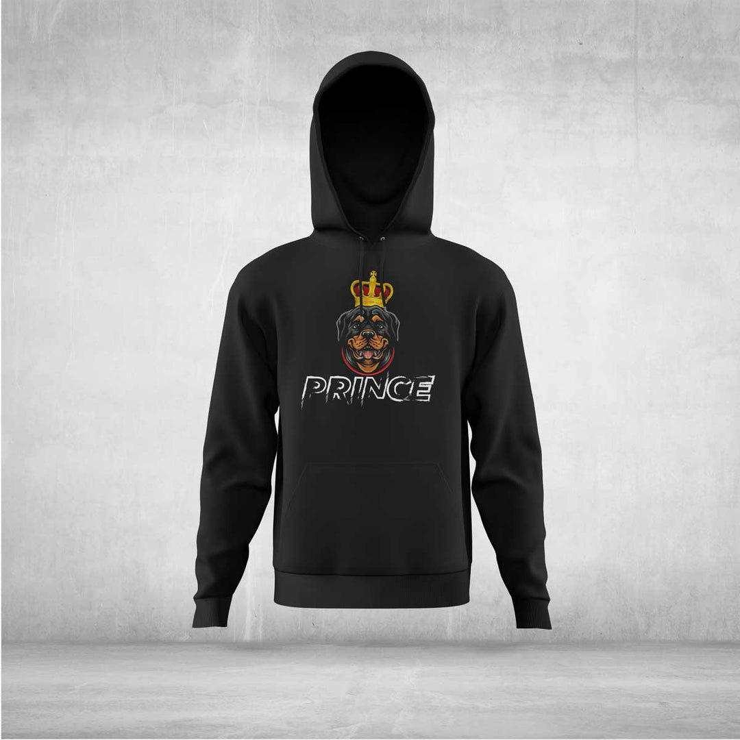 Rottweiler Prince Hoodie Unisex Statement - all - yours24
