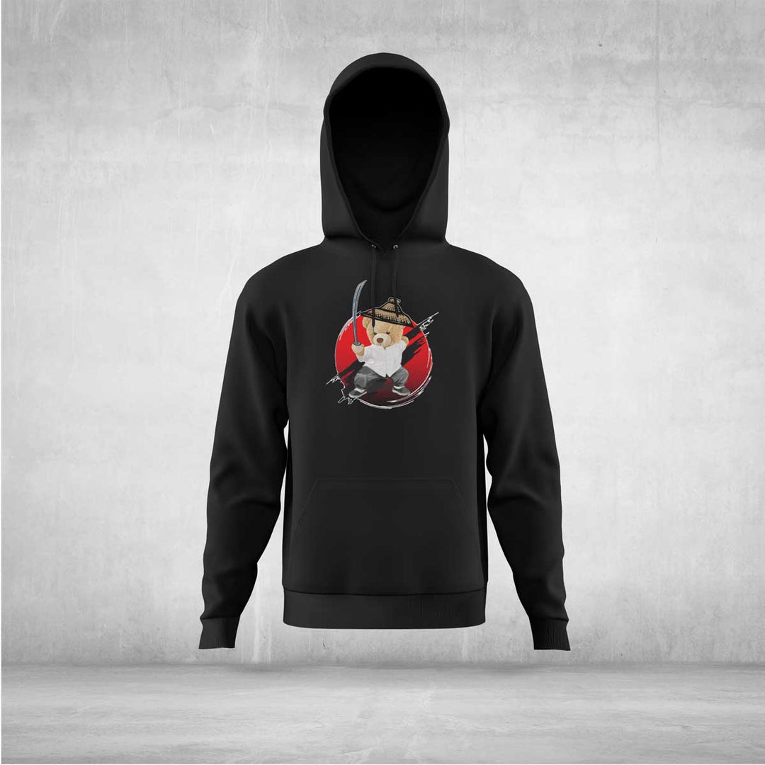 Samurai Teddy Hoodie Unisex Statement - all - yours24