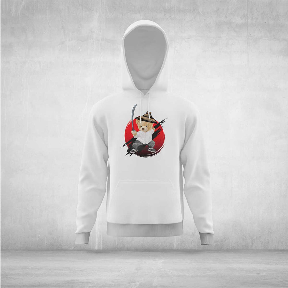 Samurai Teddy Hoodie Unisex Statement - all - yours24